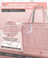 Sac de sport OEM grand format 30-40L en polyester 600D, étanche et tendance, pour raquettes de badminton, squash, padel, pickleball et tennis, avec bandoulière