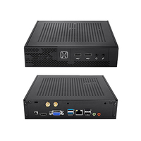 Mini PC Económico con Doble Pantalla, CPU Intel N2840 de Doble Núcleo, 6 Puertos USB, Windows 11, Carcasa Pequeña para Negocios