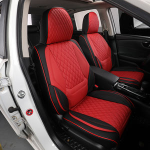 Fundas de Asiento de Coche Universales de Cuero <span class=keywords><strong>RUFUS</strong></span>, Juego Completo para 5 Asientos, Ajustables, para Vehículos Civiles 2018 - Product Image 2