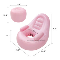 Fesses pliantes personnalisées en plastique PVC récupération postopératoire canapé repose-pieds ensemble accoudoir chaise bbl avec trou