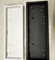 Boîtier de clavier OEM personnalisé en acier inoxydable et aluminium usiné CNC, pièces anodisées avec prototype EDM à fil