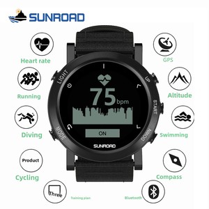 <span class=keywords><strong>Reloj</strong></span> Deportivo para Exteriores SUNROAD <span class=keywords><strong>GPS</strong></span> Beidou FR935 con Monitor de Ritmo Cardíaco, Presión Barométrica y Temperatura para Maratón, Montañismo - Product Image 2