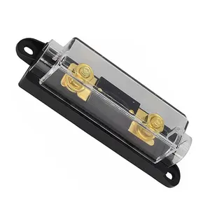 100A Inline ANL Fuse Holder With 100a ANL Fuse 0 2 4 AWG Cables for Car Boat Audio and Video System