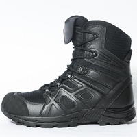 Bottes tactiques légères pour hommes, bottes respirantes adaptées au travail et aux motos.