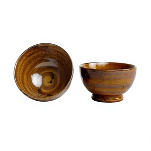 Ensemble de bols sur piédestal en bois pur, design vintage, poli, écologique, pour service de fête, OEM ODM personnalisé, forte demande, BS - Product Image 3