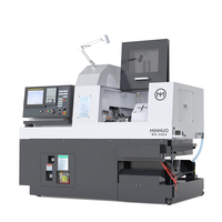 Tour CNC de type suisse d'ingénierie de précision avec poupée coulissante