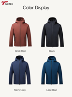 Veste bomber softshell pour homme TIMETEX, à capuche, en spandex/nylon, chaude, coupe-vent, imperméable, respirante, décontractée, pour l'extérieur, vente en gros OEM
