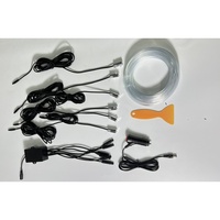 Kit d'éclairage d'ambiance intérieur de voiture à LED RGB clignotantes de haute qualité, nouveau et très vendu, avec application mobile + télécommande 12V