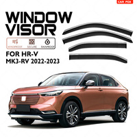 Visera de Ventana Deflectora de Sol y Lluvia para Puerta para Honda HRV 2024 en Adelante Protección y Decoración TW 4 Piezas