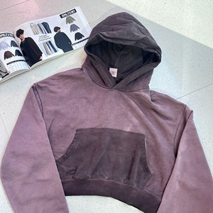 Logo personnalisable automne et hiver nouveaux modèles sweats à capuche unisexe 380g polaire et plus épais sweats à capuche et sweat-shirts pour hommes - Product Image 2