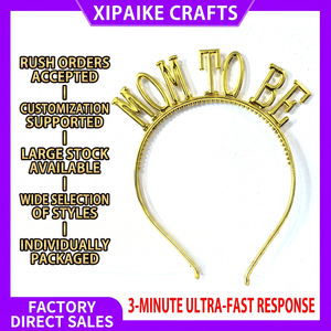 Diadema de Plástico 3D con Letras en Relieve para Futura Mamá, Accesorio para el Cabello para Fiestas, Baby Shower, Celebración del Embarazo, Directo de Fábrica - Product Image 1