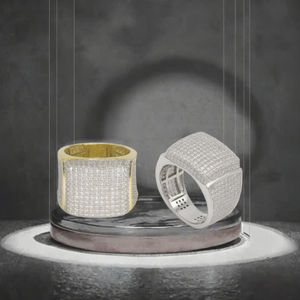 แหวนเงินแท้ 925 ชุบแพลตตินัม ประดับเพชรโมอิสซาไนต์ทรง Tishya หรูหรา ดีไซน์คลาสสิก ระดับ VVS พร้อมใบรับรอง GRA - Product Image 3