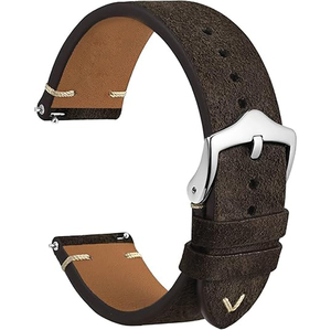 Vente flash - Bracelet de montre en cuir suédé 18 19 20 21 22 mm pour montre intelligente Samsung Huawei Xiaomi Garmin - Product Image 4