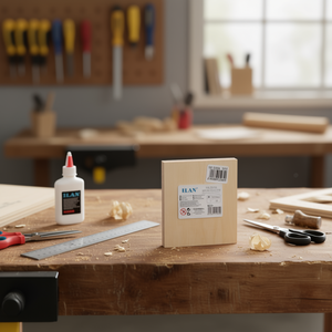 Lastra di Compensato Rettangolare in Legno 21x29.7x0.25 Cm per Lavorazioni Artigianali - Product Image 3