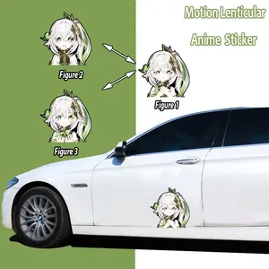 Technologie d'impression lenticulaire avancée Autocollant d'anime lenticulaire 3D Effet de retournement haute définition Durable étanche - Product Image 4