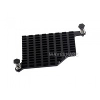 Disipador de Calor de Aluminio Waveshare para Raspberry Pi 5 (Modelo Pi5-Active-Cooler-C) con Almohadillas Térmicas y Pines de Empuje con Resorte