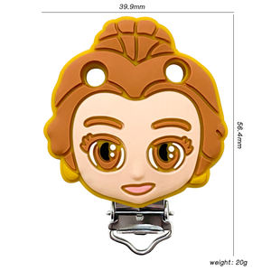 ลูกปัดซิลิโคนลายการ์ตูนใหม่ขายส่ง และคลิปหนีบจุกนมหลอกสำหรับเด็ก วัสดุเกรดอาหารสำหรับคลิปซิลิโคนสำหรับเด็ก - Product Image 6