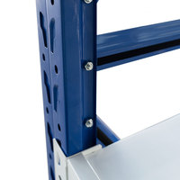 Étagère industrielle pour entrepôt, 4 niveaux, 500 kg, robuste, OEM, vente en gros