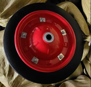 <span class=keywords><strong>Roue</strong></span> en caoutchouc massif 13X3 robuste <span class=keywords><strong>pour</strong></span> chariot à main, <span class=keywords><strong>brouette</strong></span>, chariot - Product Image 3