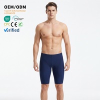 Maillots de bain de compétition européens pour hommes, légers, imperméables, séchage rapide, taille élastique, design de luxe, personnalisables OEM, pour la plage