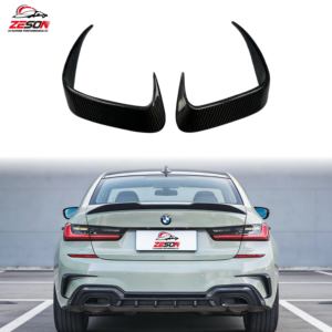 Alerones Traseros de Fibra de Carbono para <span class=keywords><strong>BMW</strong></span> G20 Pre Lci Serie 3 <span class=keywords><strong>M</strong></span> <span class=keywords><strong>Sport</strong></span>, Divisor Trasero de Fibra de Carbono - Product Image 1