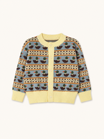 Ensemble tricoté assorti pour frères et sœurs, pull jacquard Fair Isle à motif animalier et pantalon large pour enfants, tenue assortie frère et sœur