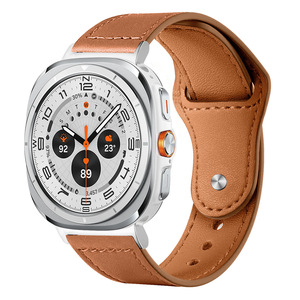 <span class=keywords><strong>Bracelet</strong></span> montre rétro luxe en cuir véritable pour Samsung <span class=keywords><strong>Galaxy</strong></span> <span class=keywords><strong>Watch</strong></span> 7 Ultra <span class=keywords><strong>Bracelet</strong></span> hommes femmes remplacement 47mm - Product Image 6