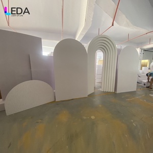 LEDA Hot Sale White <b>Backdrop</b> Stylish Party Decoration <b>Backdrop</b> Practical <b>Stand</b> for Wedding Events - Product Image 2