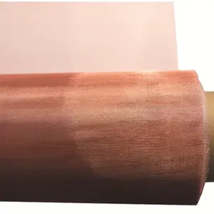Malha de cobre de filtro de arame de cobre pura malha de tela de cobre