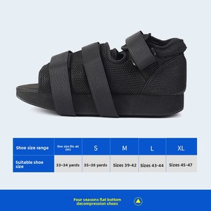 Calzado Ortopédico Postoperatorio para el Cuidado <span class=keywords><strong>de</strong></span> los Pies, Zapatos Ortopédicos con Punta Cuadrada para Pacientes Después <span class=keywords><strong>de</strong></span> una Cirugía - Product Image 6
