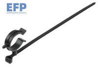 Lot de 100 attaches-câbles en nylon auto-bloquantes en matériau PA66 noir avec sangle en plastique 4,7*155 mm, attaches pour tuyaux, attaches-câbles