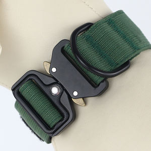 OEM ODM Tactical Combat Hunde halsband und Leine Tactical Water proof Strong Training Hoch leistungs griff Nylon Outdoor Hunde halsband - Product Image 4