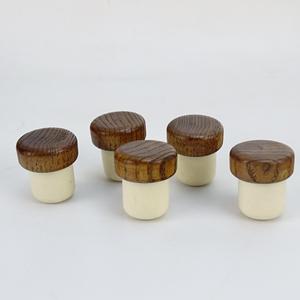 Corcho de madera al por mayor corcho de madera personalizado <span class=keywords><strong>vino</strong></span> <span class=keywords><strong>tinto</strong></span> botella de champán tapón de corcho - Product Image 3
