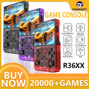 ZTX <b>Retro</b> Game <b>Console</b> R36XX 3.5" HD Large Screen Gaming Machine WiFi Linux System Classic Double Player Games 15000 Built-in - Product Image 1