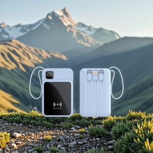 Batería Externa Magnética Mini de 10000mAh, Carga Rápida Inalámbrica de 15W, Cable Integrado, Precio de Fábrica - Product Image 6