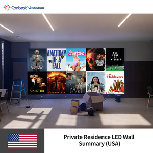 Canbest fiw p2.5 2.5mm 5120x2400mm 16.8x 7.87ft tư nhân cư trú trong nhà Màn hình hiển thị LED Video tường tóm tắt trong USA - Product Image 6