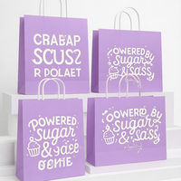 Sacs cadeaux et repas en papier kraft brun écologiques en gros avec poignées torsadées pour emballage de boulangerie type boîte, recyclables et durables pour produits frais