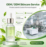 Sérum Éclaircissant Visage Antioxydant Anti-Taches OEM en Gros à Base de Thé Vert Liquide Végétalien, Acide Hyaluronique, Vitamine C et Niacinamide