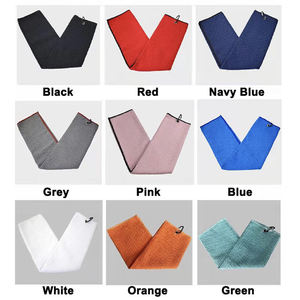 Serviette de golf en microfibre personnalisée avec logo, avec crochet, serviette en coton recyclé de haute qualité, accessoires de golf, livraison directe - Product Image 2