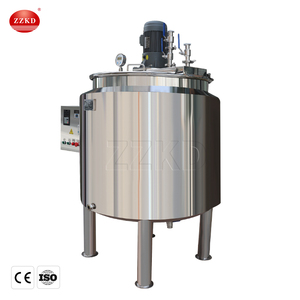 Tanque de mezcla de acero inoxidable de 1000L de grado cosmético con homogeneizador para producción de champú, diseño higiénico - Product Image 5