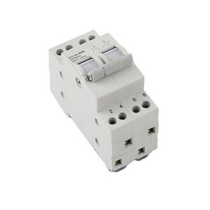 Interruptor de Transferencia Manual de Doble Potencia MTS 40A 63A con Bloqueo y Disyuntor 100V para Sistema Solar Fotovoltaico 1P2P3P4P - Product Image 1