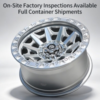 Jantes Flowtone personnalisées 16'' 17'' concaves à cinq branches, jantes en alliage tout-terrain anti-déchirure avec beadlock pour F150 Raptor TRX Defender