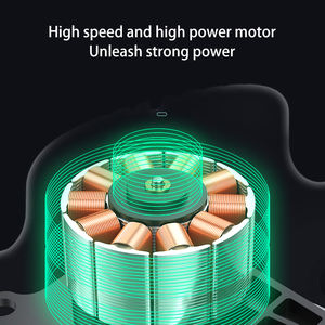 Pistola de masaje fascial muscular inalámbrica profesional Aplicación corporal de percusión deportiva de tejido profundo - Product Image 5