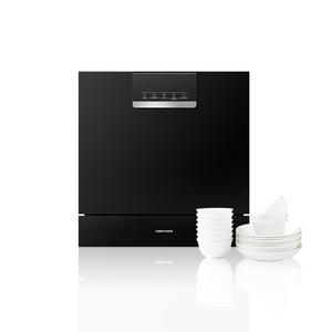 Электрическая кухонная посудомоечная машина со стеклянной стойкой из нержавеющей стали, встроенная автоматическая для домашнего и гостиничного использования - Product Image 2