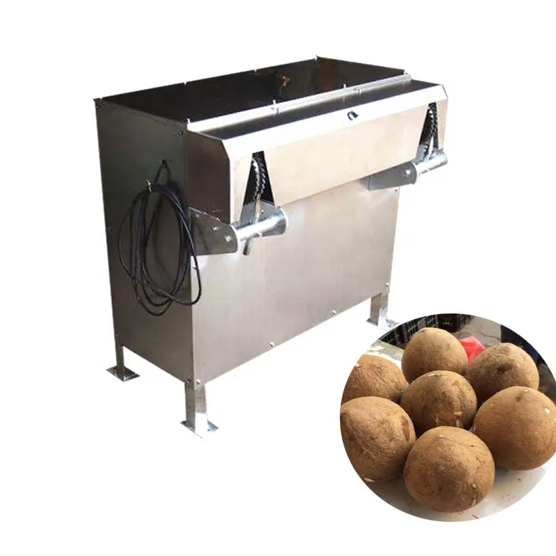 Máquina peladora de coco Máquina peladora automática de piel marrón de coco