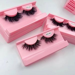 Faux <span class=keywords><strong>cils</strong></span> russes de 20mm d'épaisseur et en désordre, avec une apparence de faux vison bouclé et moelleux - Product Image 3