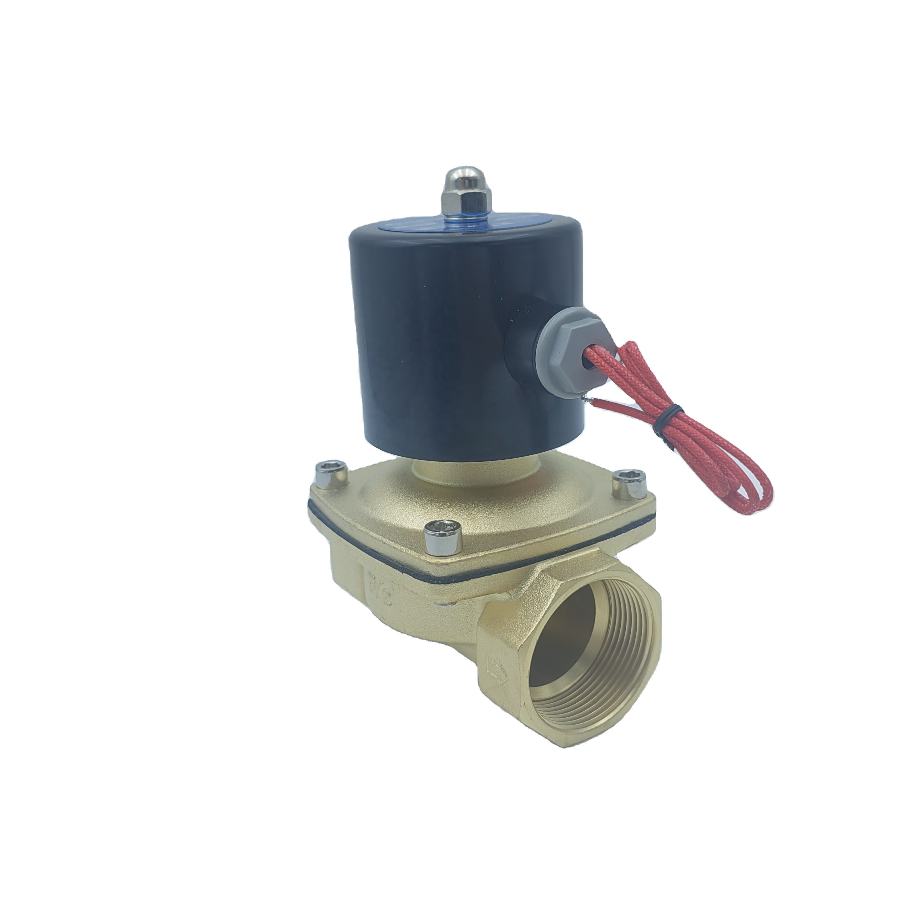 Brass Solenoid Valve 2W-250-25J - 1 Inch AC220V Water Valve Normally Closed