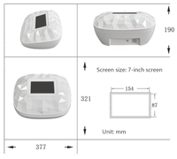 Boîtier d'instrument de bureau en plastique ABS pour appareil de beauté médical Fournisseur de boîtier électronique moulé par injection personnalisé