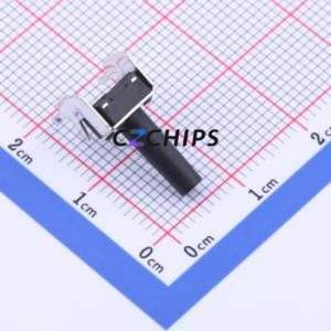 TS-1093C-A17B2-D1 Tactile Switch Bent Lead Through Hole-4P,6x6mm Single Pole Single Throw Round Button 1.8N Right Angle Insert - Product Image 2