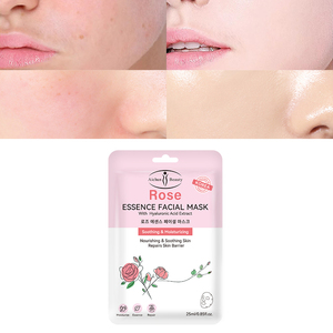 แผ่นมาส์กหน้าเสริมความงามด้วยดอกกุหลาบของ <span class=keywords><strong>aichun</strong></span> บำรุงผิวให้ความชุ่มชื้นป้องกันผิวซ่อมแซมให้ความชุ่มชื้นด้วยกรดไฮยาลูโรนิก - Product Image 5